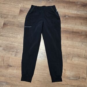 Cherokee Infinity Black Jogger Style Scrub Pants Small